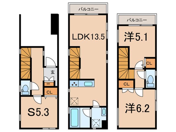 Ｋｏｌｅｔ大口＃０３の物件間取画像